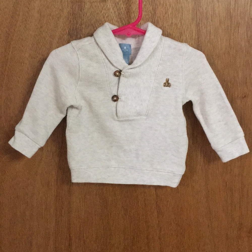 Baby Gap 6-12m cowl collar sweater, exc cond!